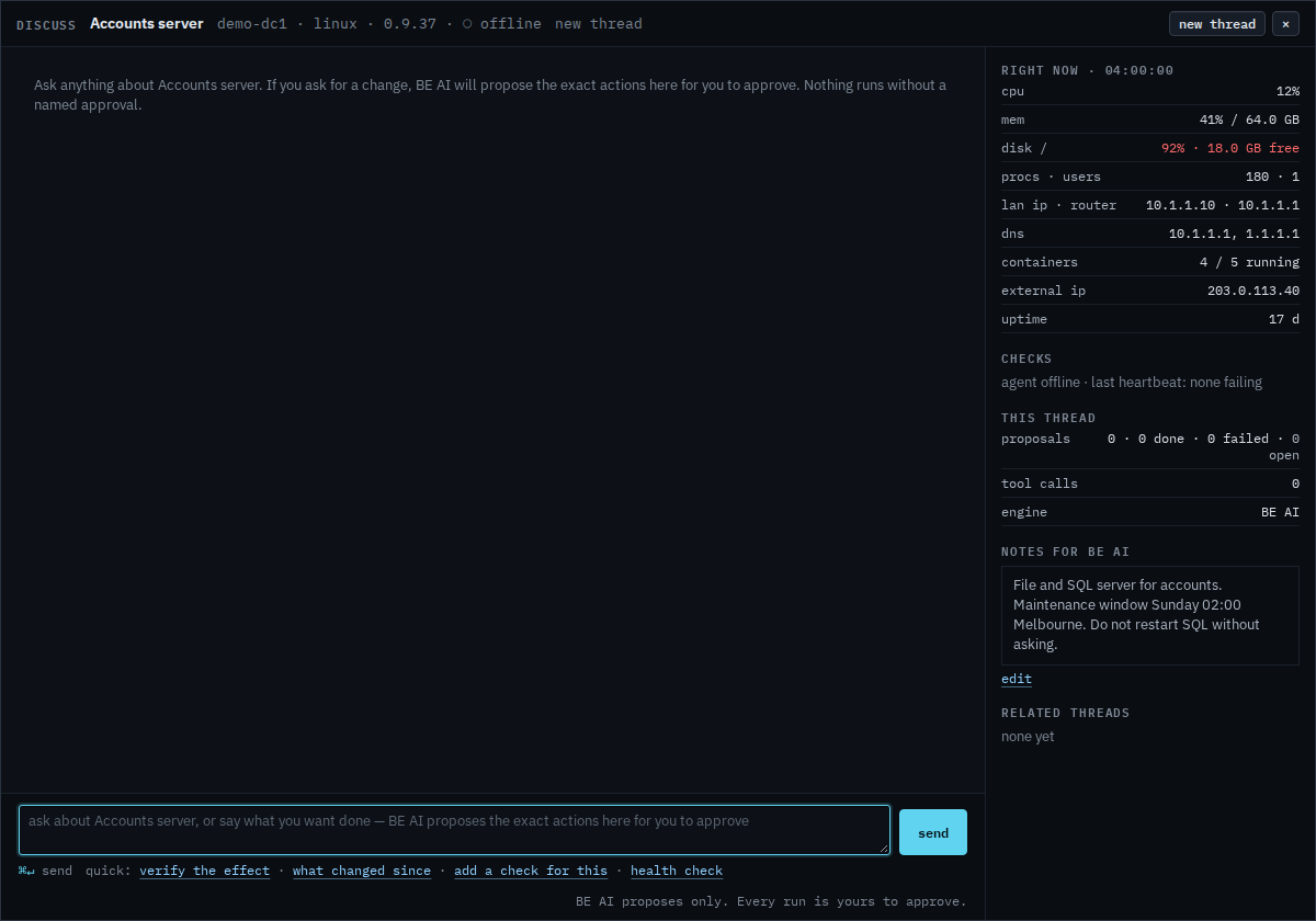 Discuss conversation modal with composer
